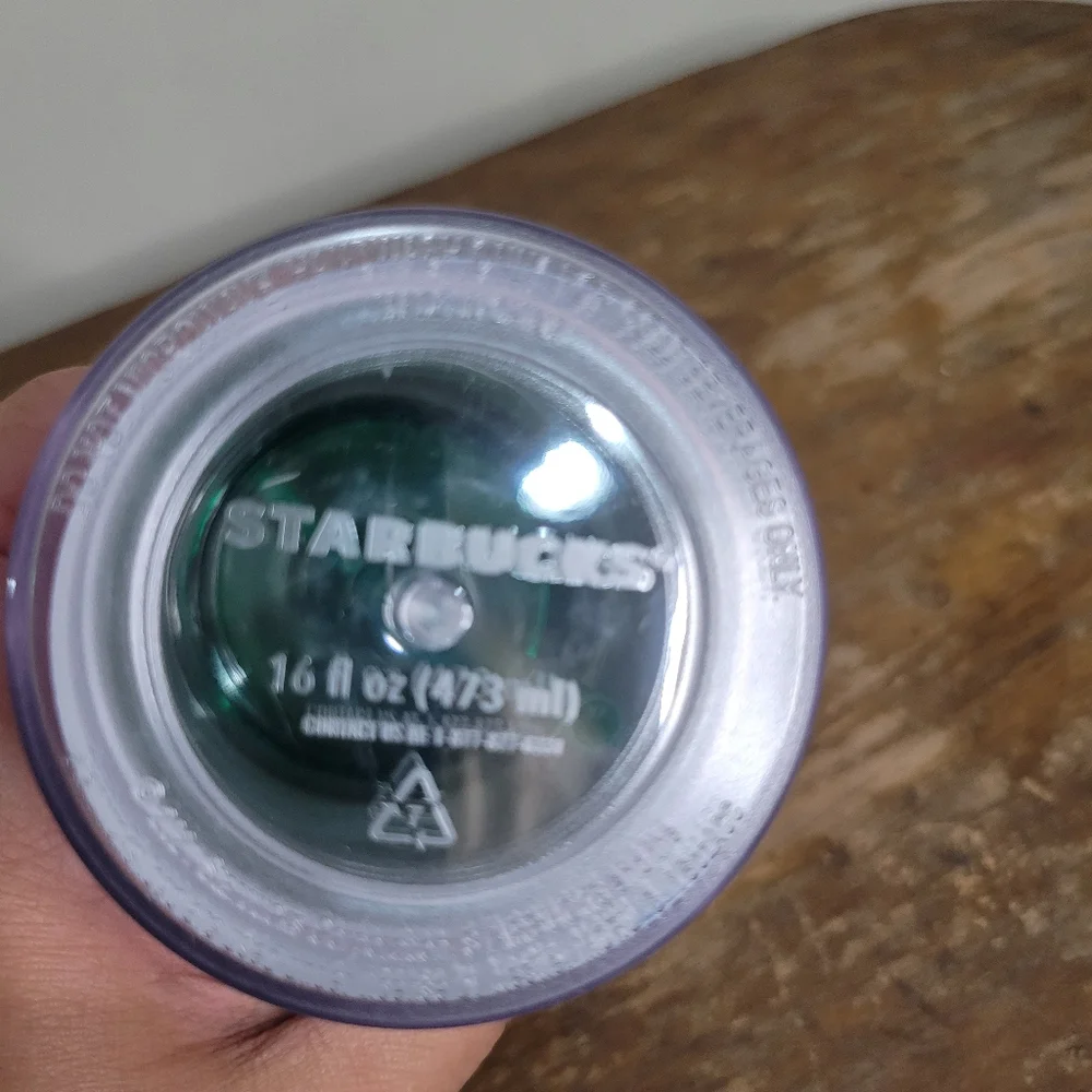2021 Starbucks 16 oz Cold Beverage Cup with Straw